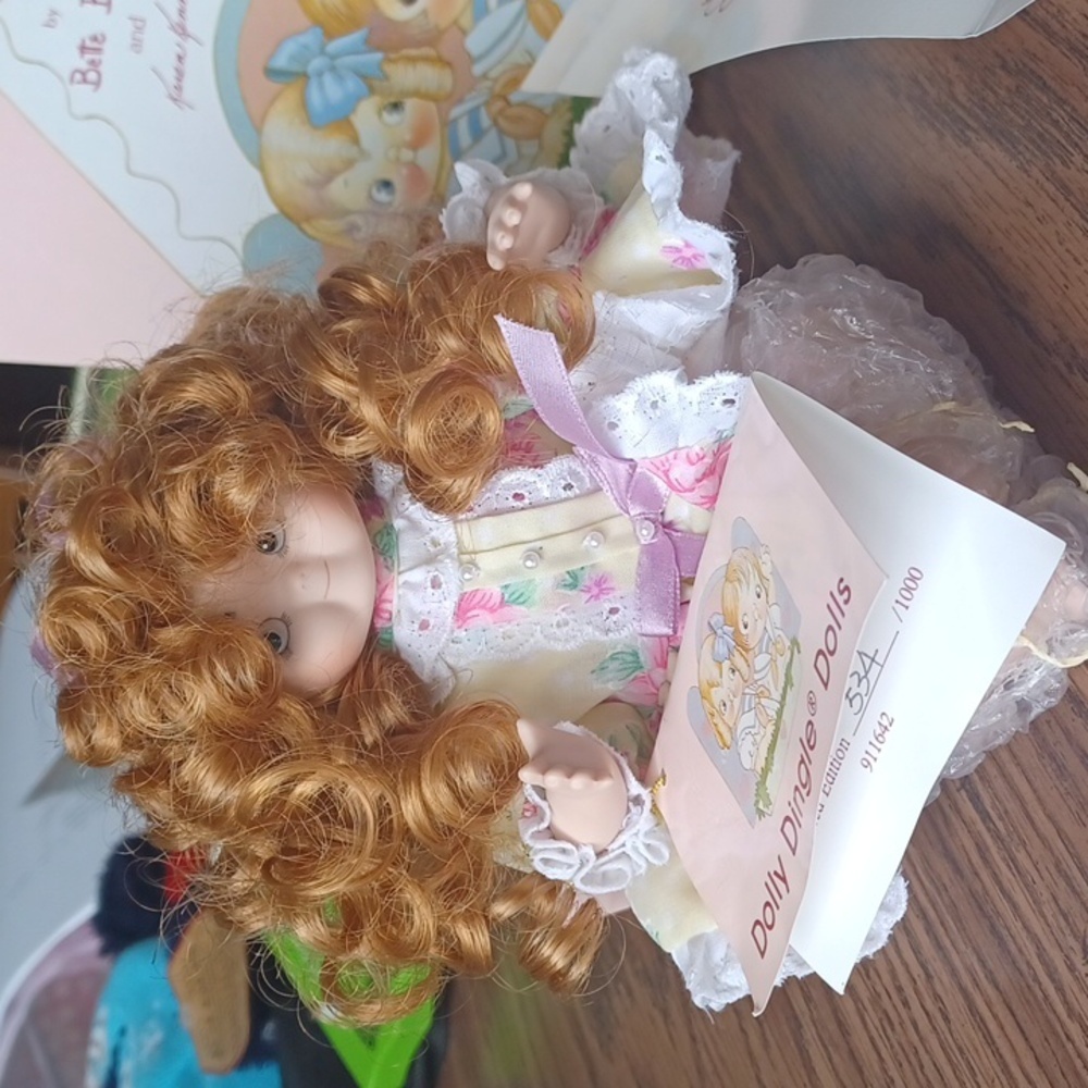 DOLLY Dingle Bette Ball Porcelain Doll 1996, L'il Dolly Dingle, Easter Limited
